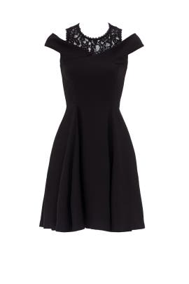 Full-Skirt Sleeveless Crepe/Rayon  Dress