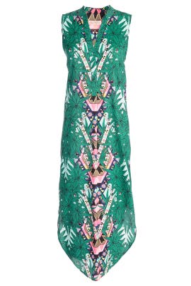 V-neck Crepe/Polyester/Silk/Spandex General Print Sleeveless  Shirt  Dress