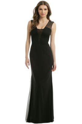 V-neck Sleeveless Sheath Illusion Mesh Nylon/Silk/Viscose  Dress