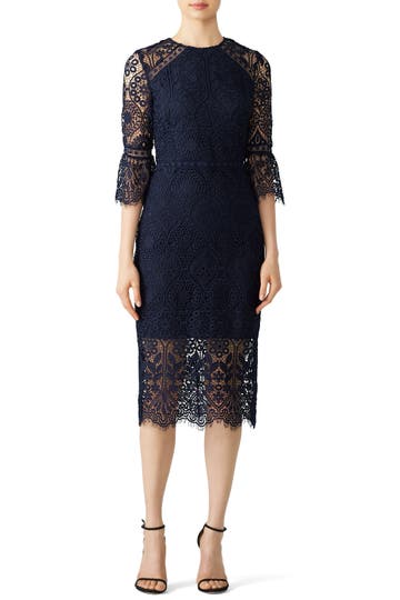 Navy Louise Sheath by Shoshanna for $60 