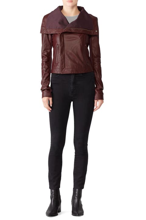 veda max leather jacket