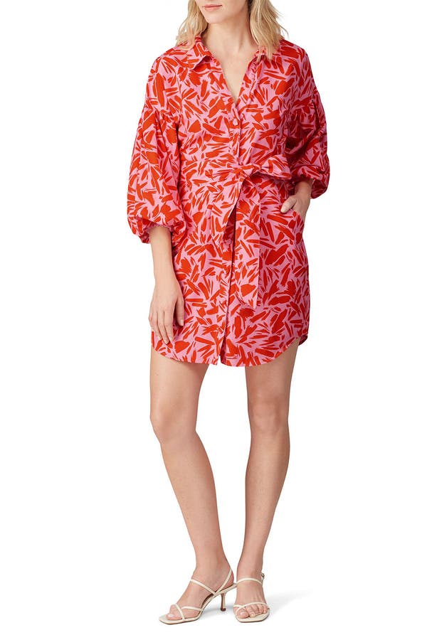 Veronica beard samy printed shirtdress Clearance