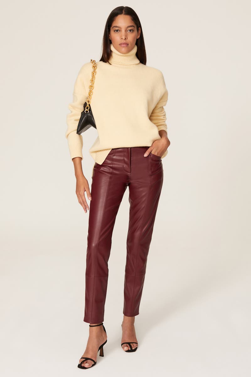 Rue Faux Leather Pants by Milly for $75 