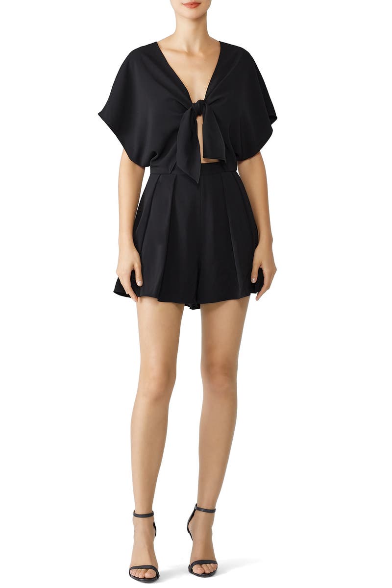 Black Kent Romper by Jay Godfrey for 
