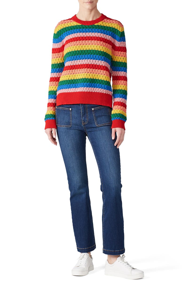 chinti and parker rainbow sweater