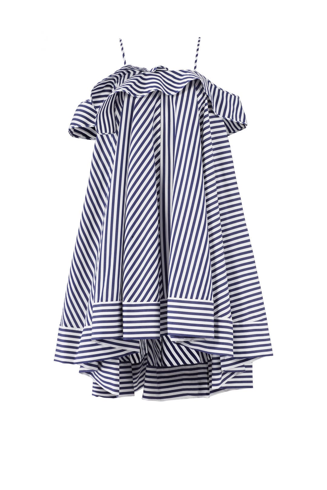 msgm white ruffle dress