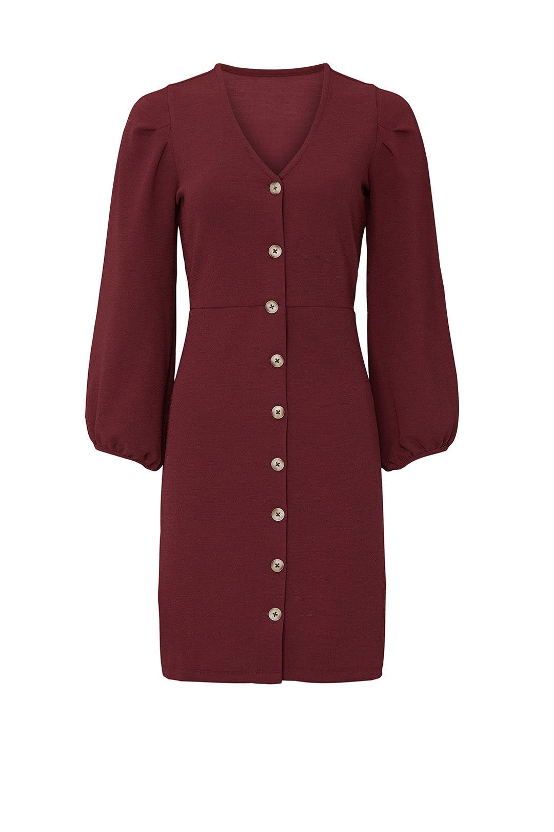texture and thread wrap dress