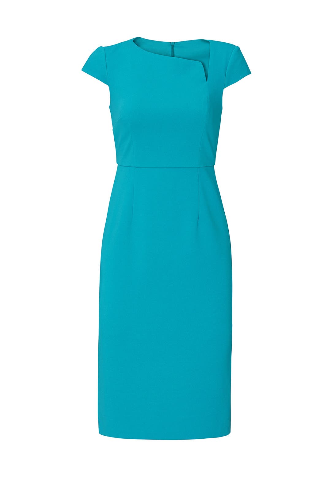 black dress with three quarter length sleeves