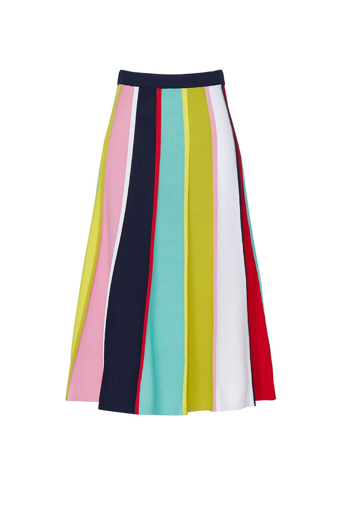 j crew white midi skirt