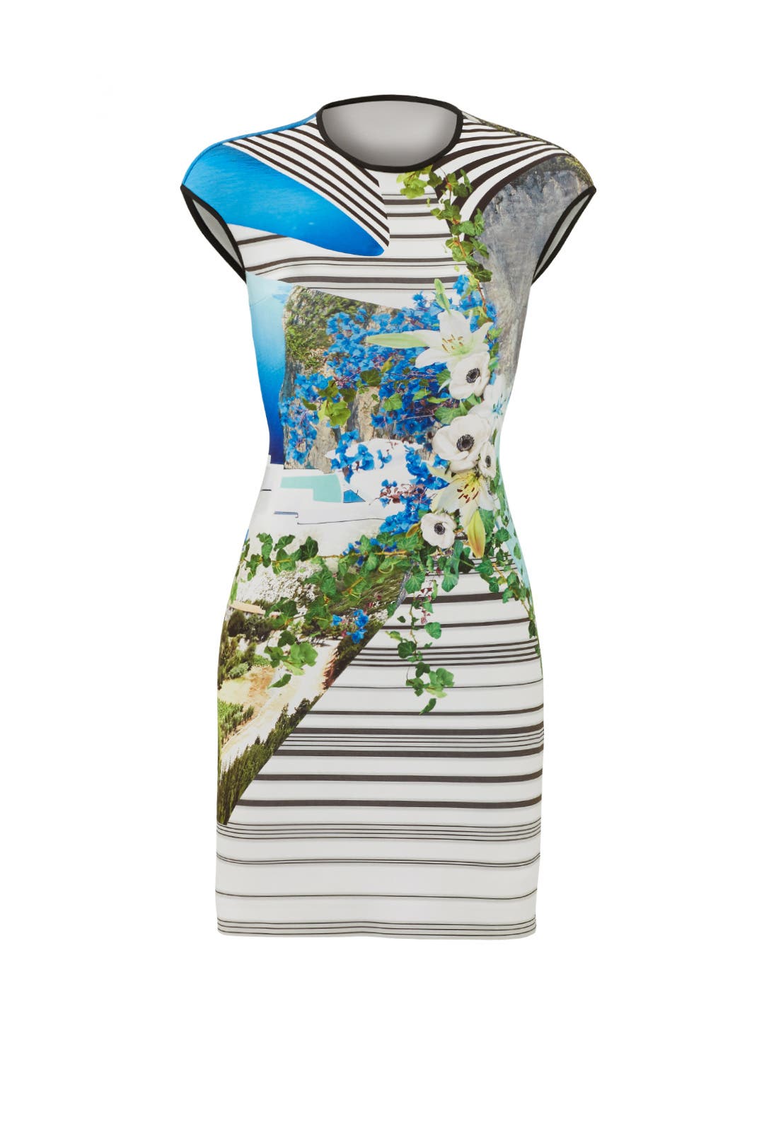 Corfu Swirl Dress by Clover Canyon