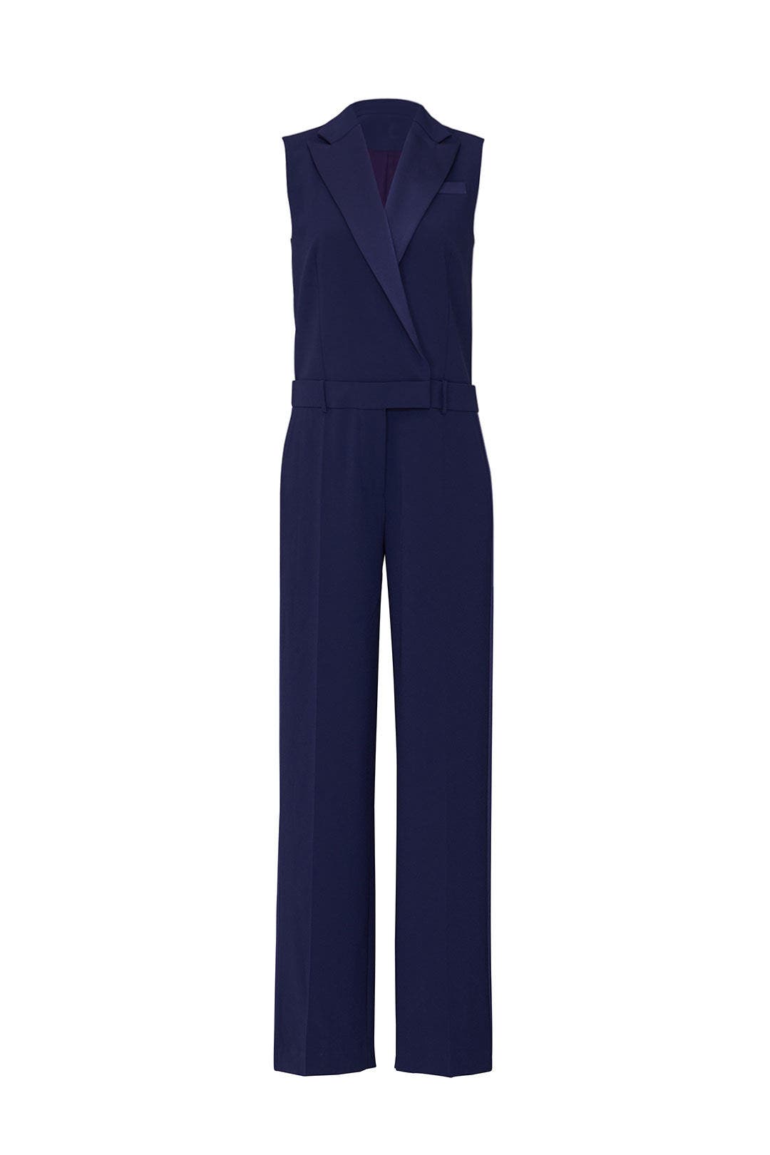 navy tuxedo jumpsuit