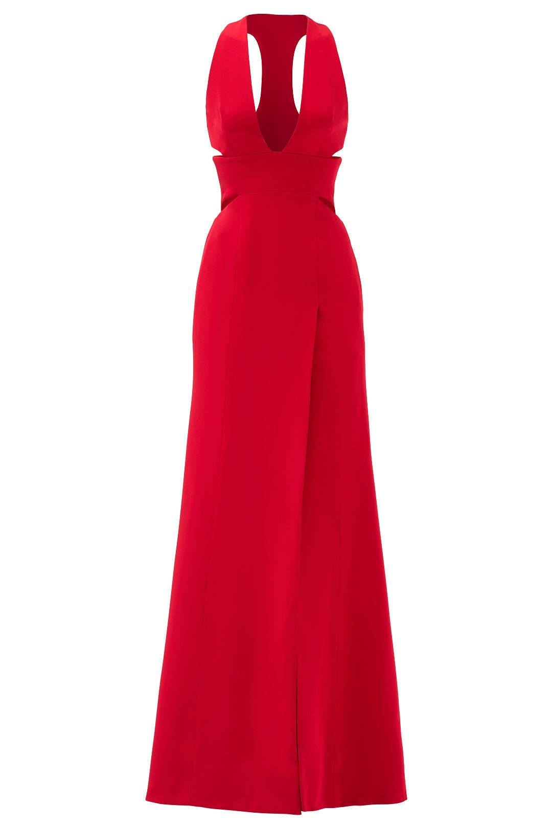 Blood Deep V Articulated Column Gown by KAUFMANFRANCO