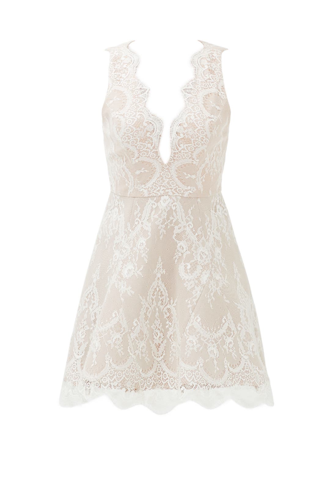 Ivory Lace Chandelier Dress by STYLESTALKER for 69 Rent the Runway