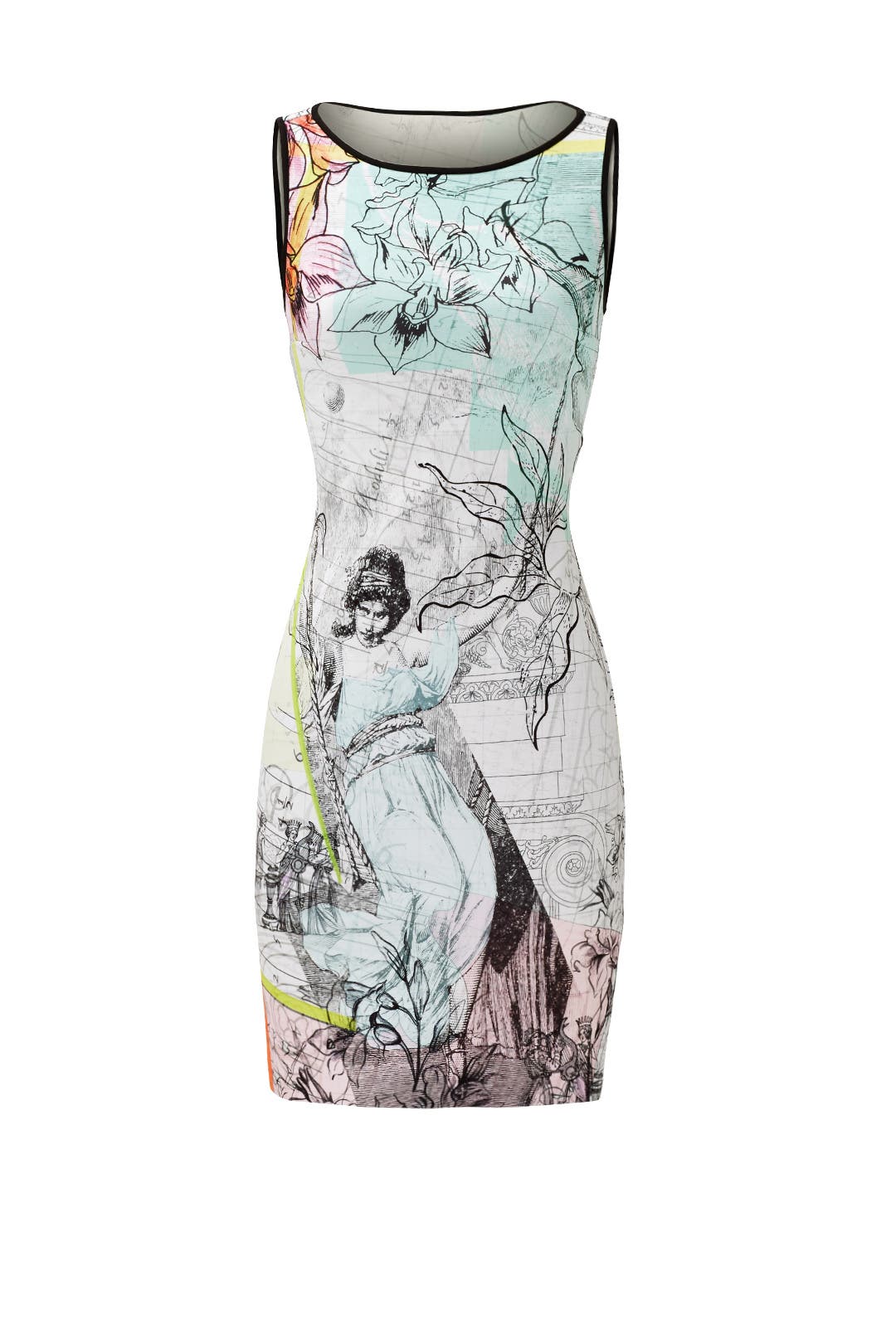 Floral Line Dress by Clover Canyon