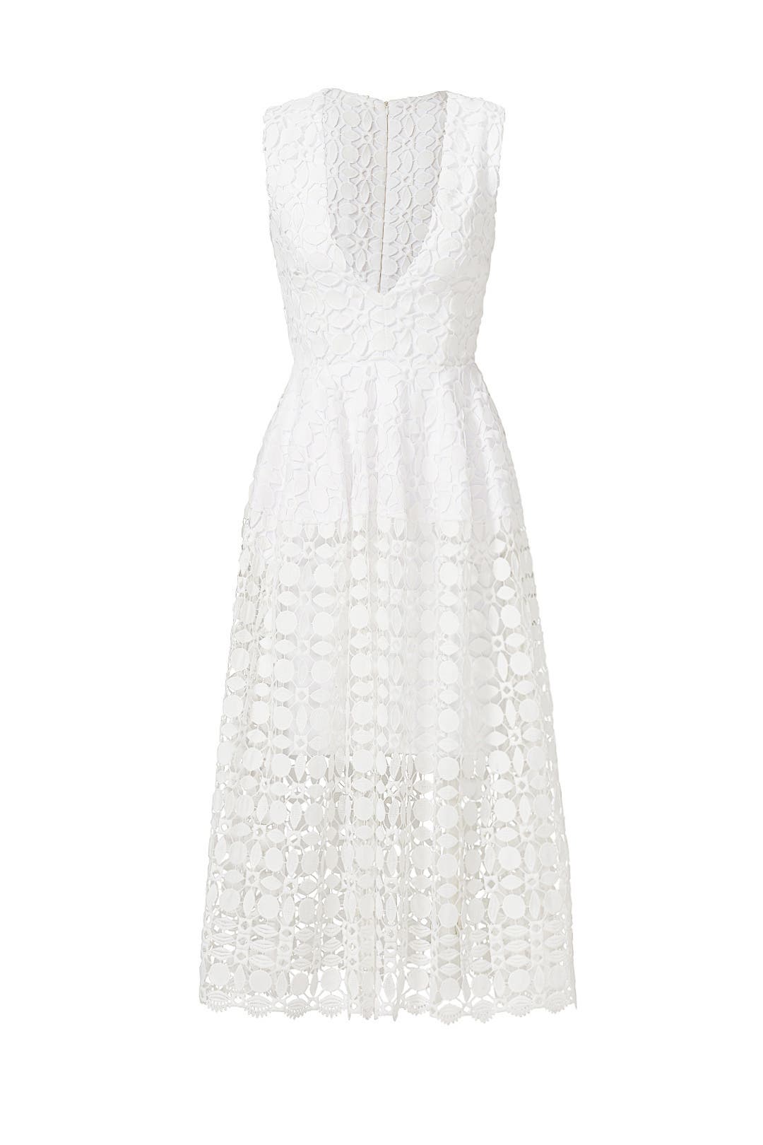 Nicholas Tiered Lace Dress