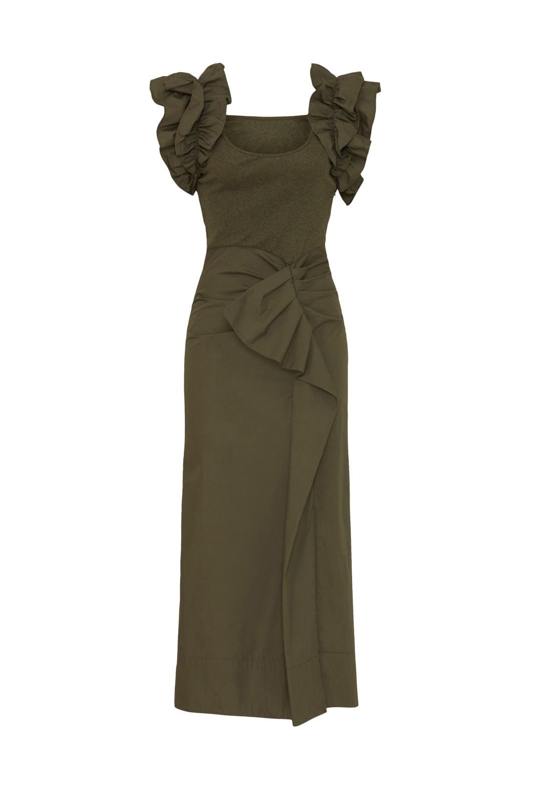 Isabella Ruffle Dress by Ulla Johnson 