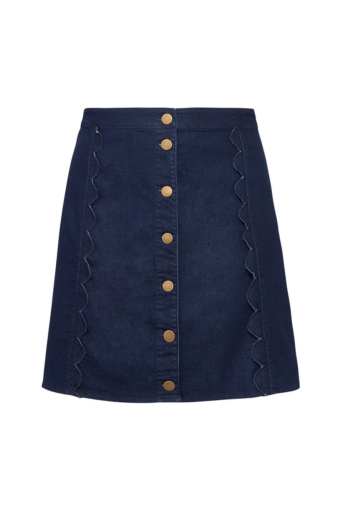 draper james scallop skirt