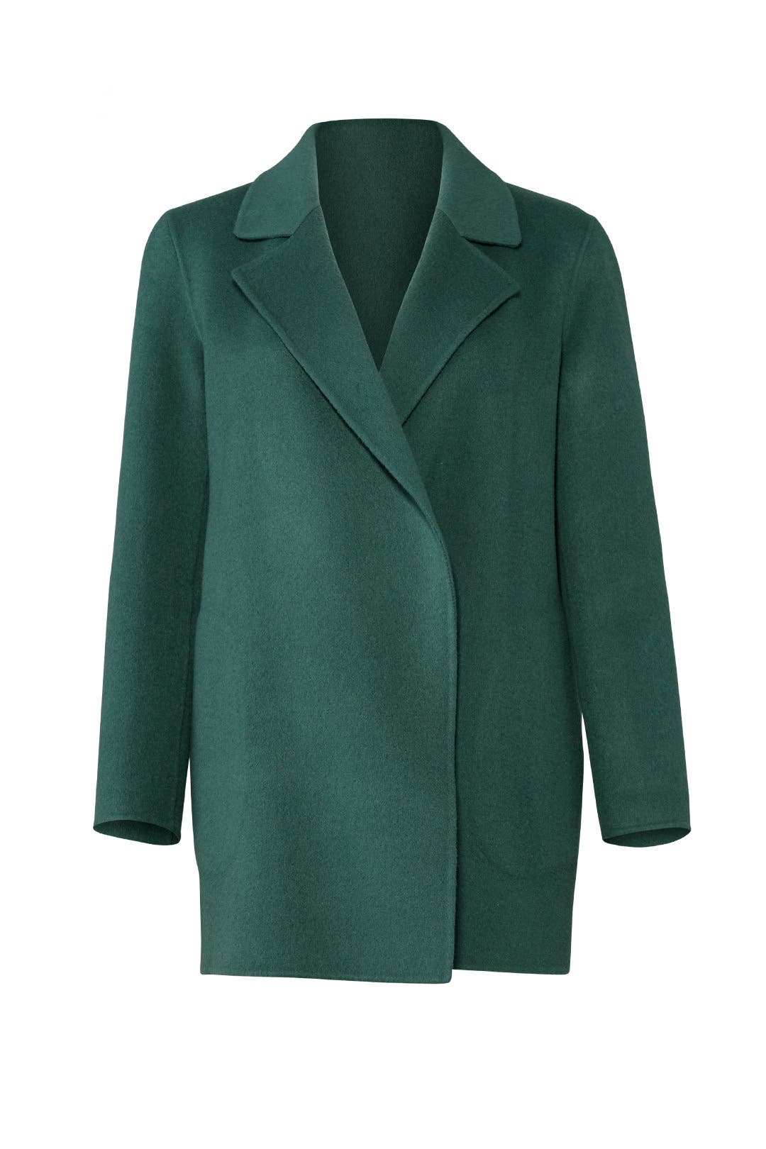 theory green coat
