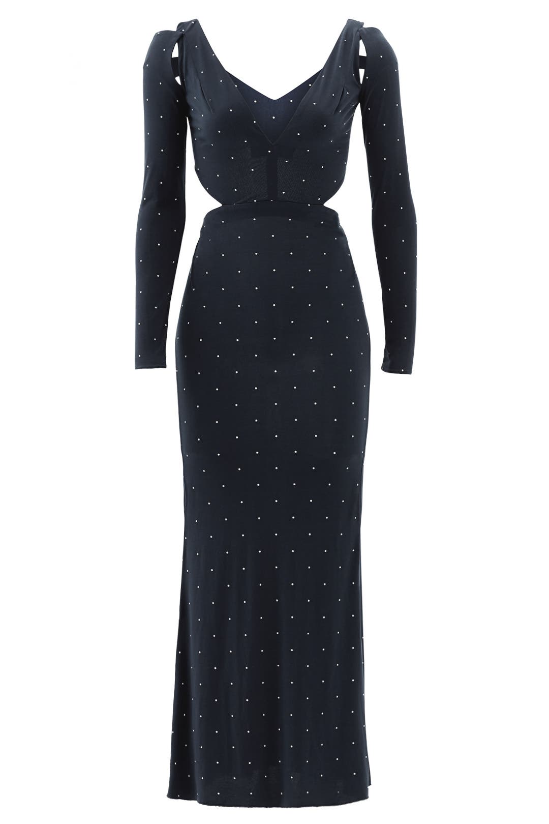 Studded Jersey Cutout Gown by Z Spoke Zac Posen
