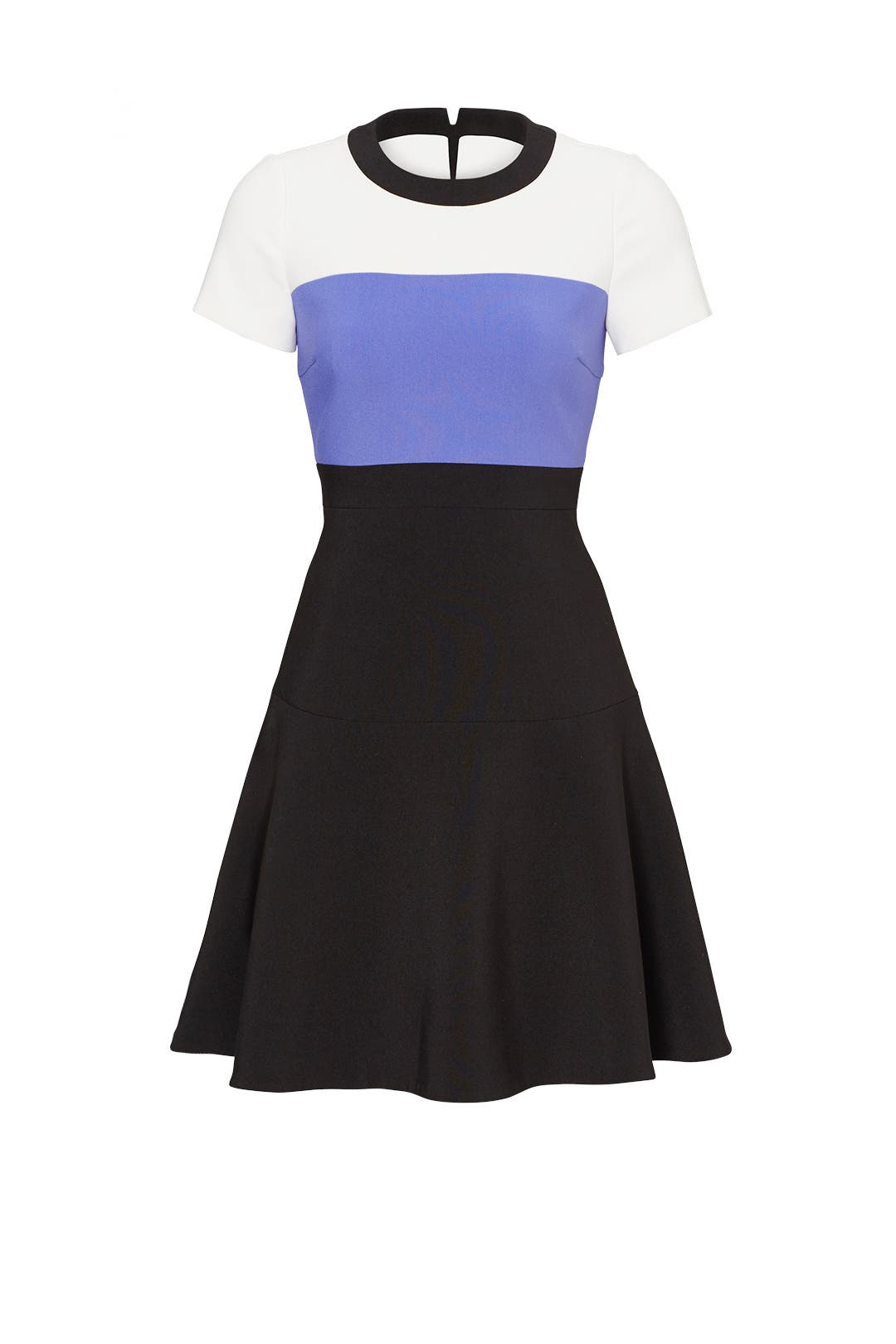 kate spade white colorblock dress