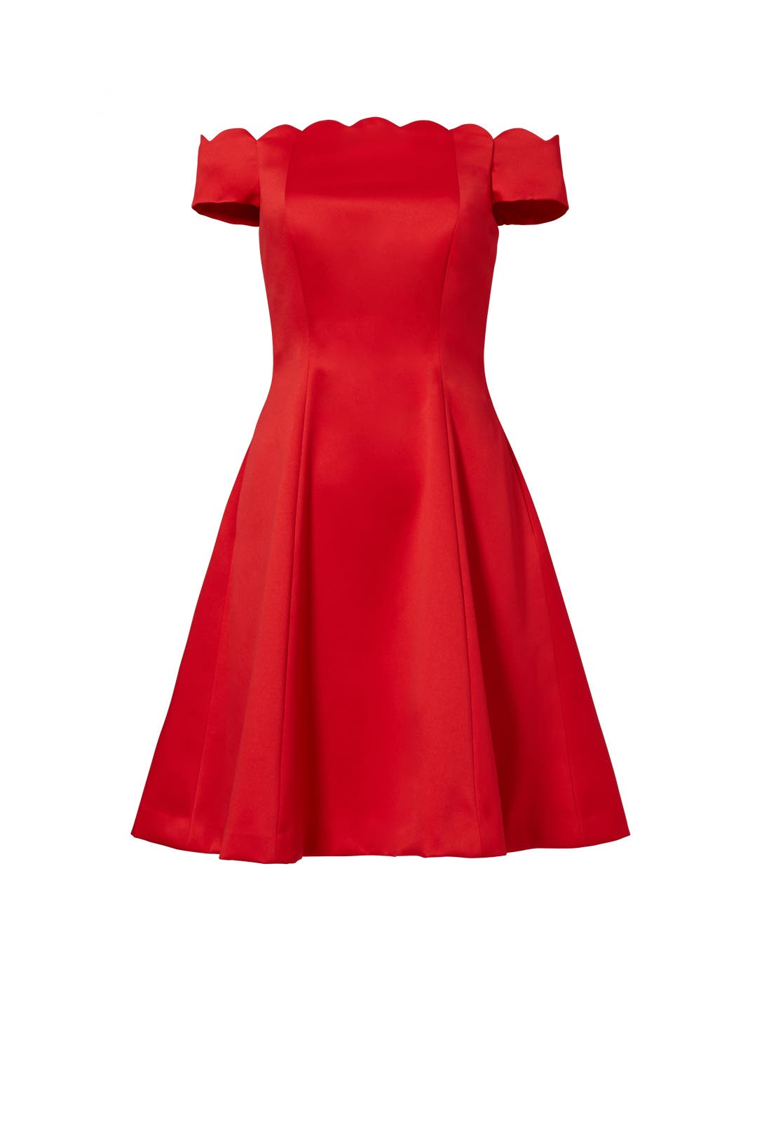 tip the scallops red dress
