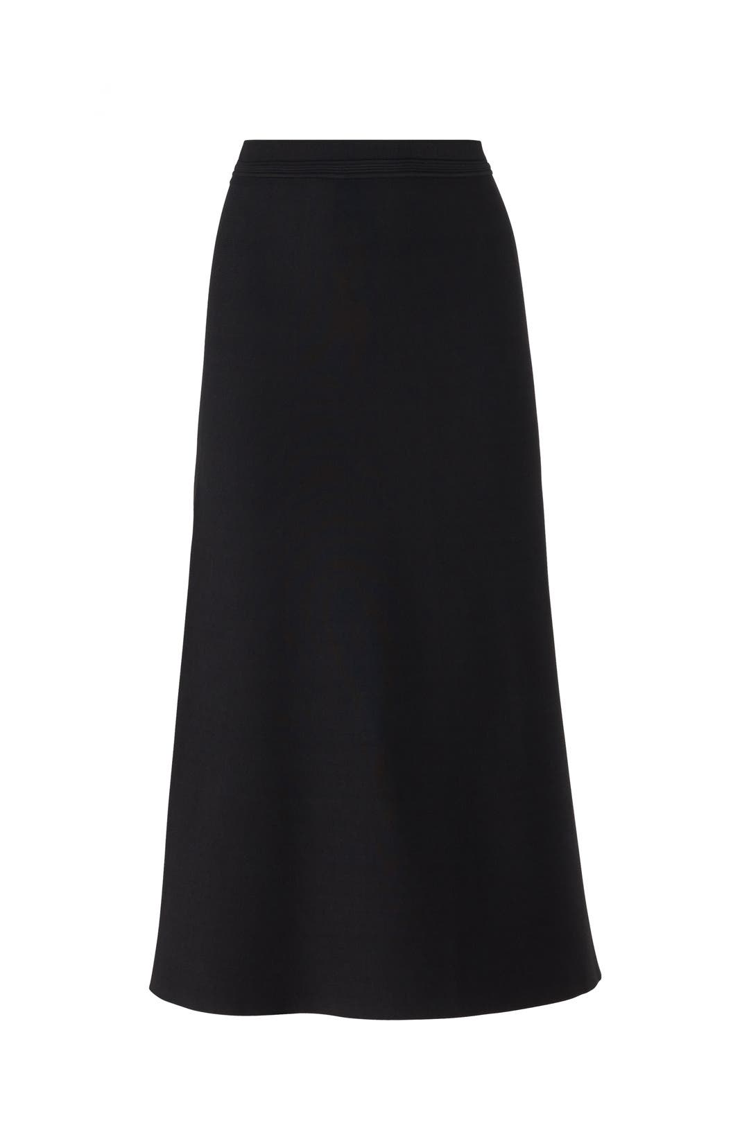Black Long Flare Skirt by Theory for 