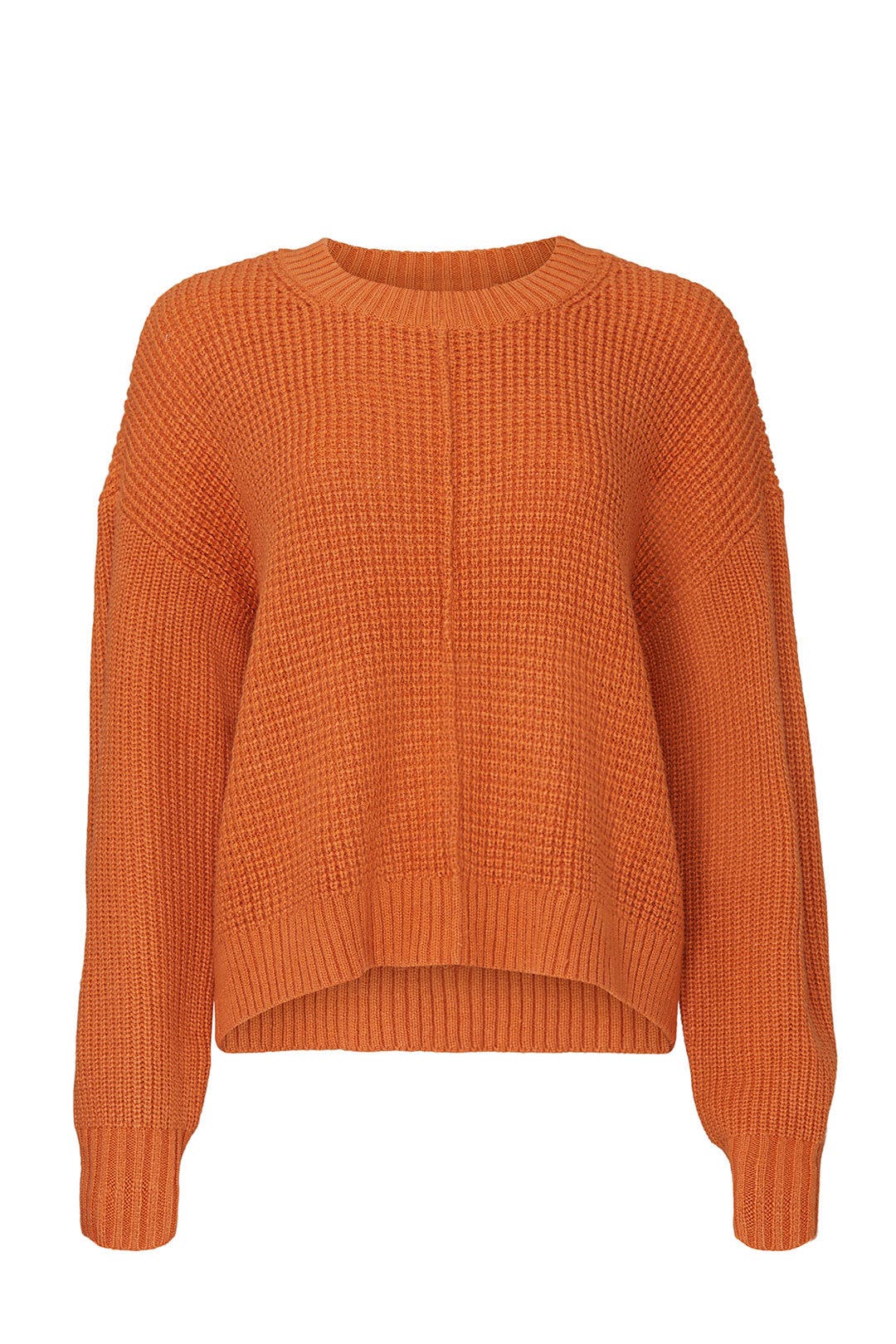 Orange Sorry Not Sorry Sweater by 