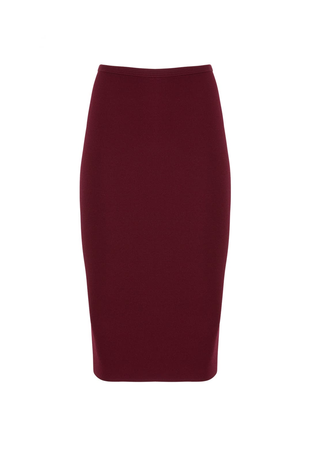 maroon knit skirt