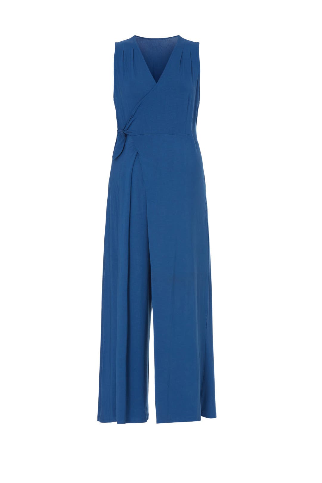 Blue Francesca Maternity Jumpsuit by 