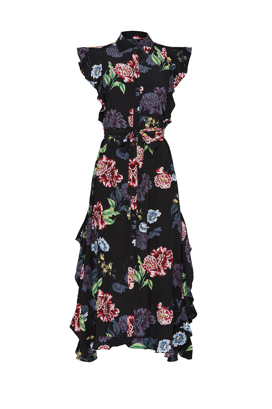 marissa button down boho dress