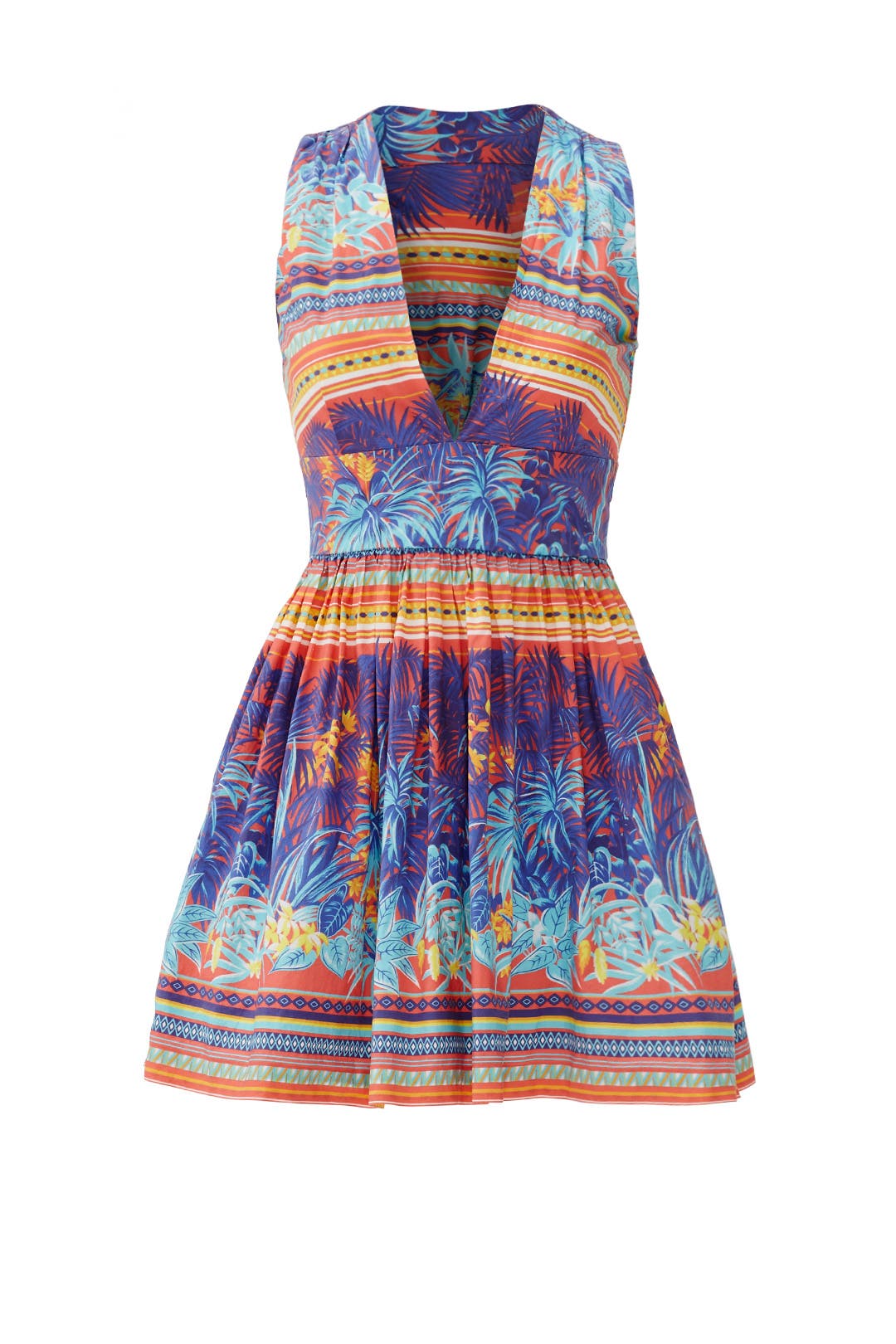 Under the Purple Palm Dress by MSGM
