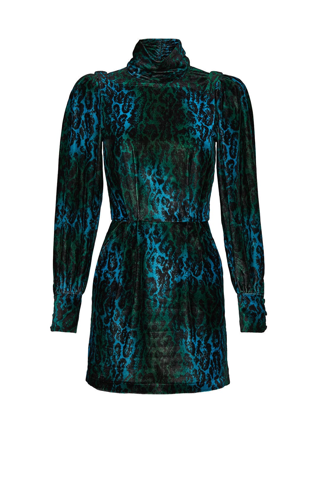 red velvet leopard print dress