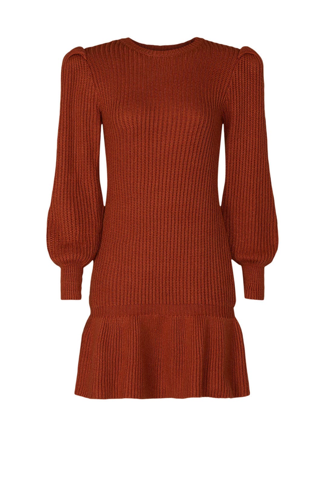 rust sweater outfit