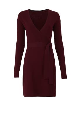 diane von furstenberg knit wrap dress