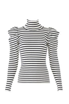 alc striped turtleneck