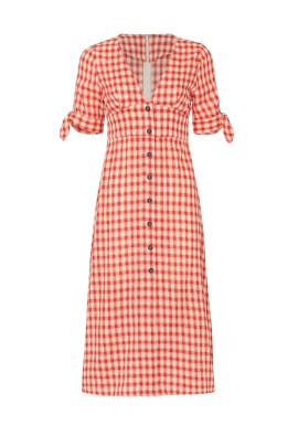 moon river button front dress
