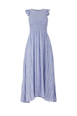 free people chambray butterflies dress