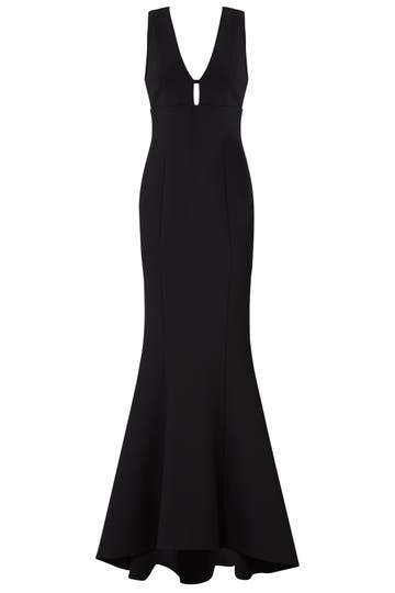 likely black gown