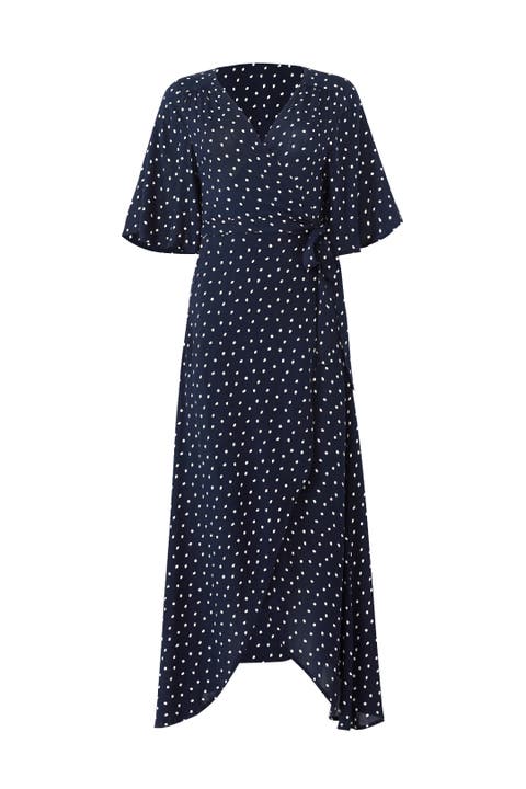 bobeau orna wrap dress