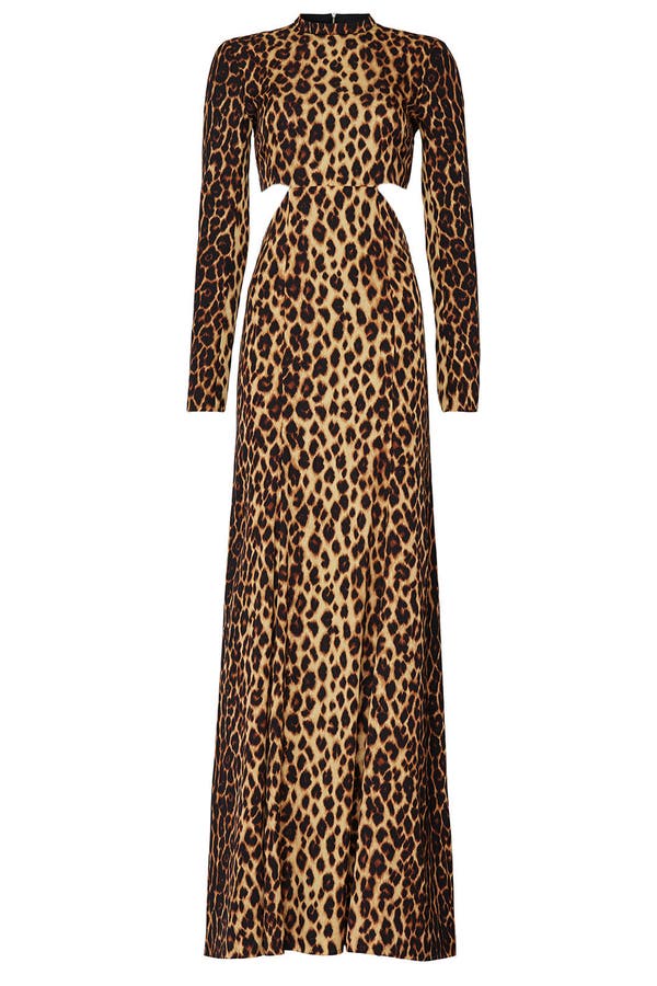 leopard gown