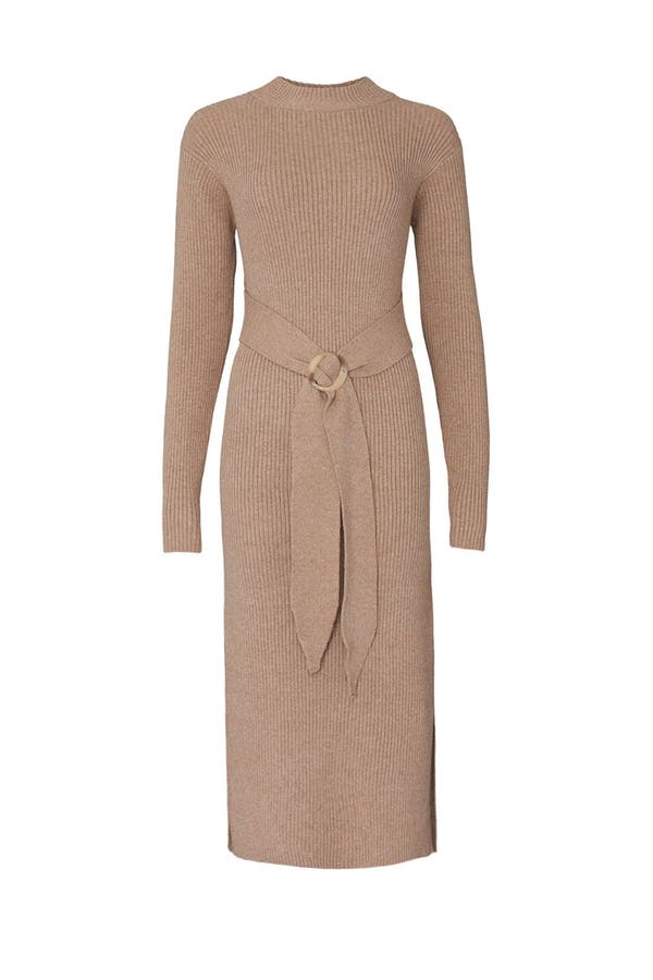 Oatmeal Sweater Dress by Moon River for 