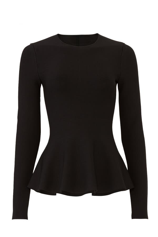 theory classic peplum top
