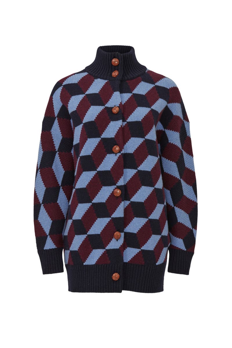 Chevron Sweater Coat by Tory Burch for 