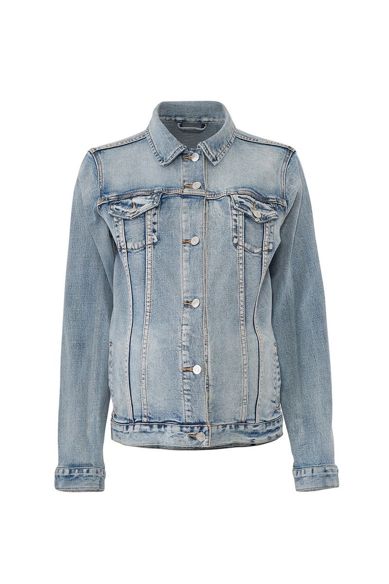 jean jacket with mama on back