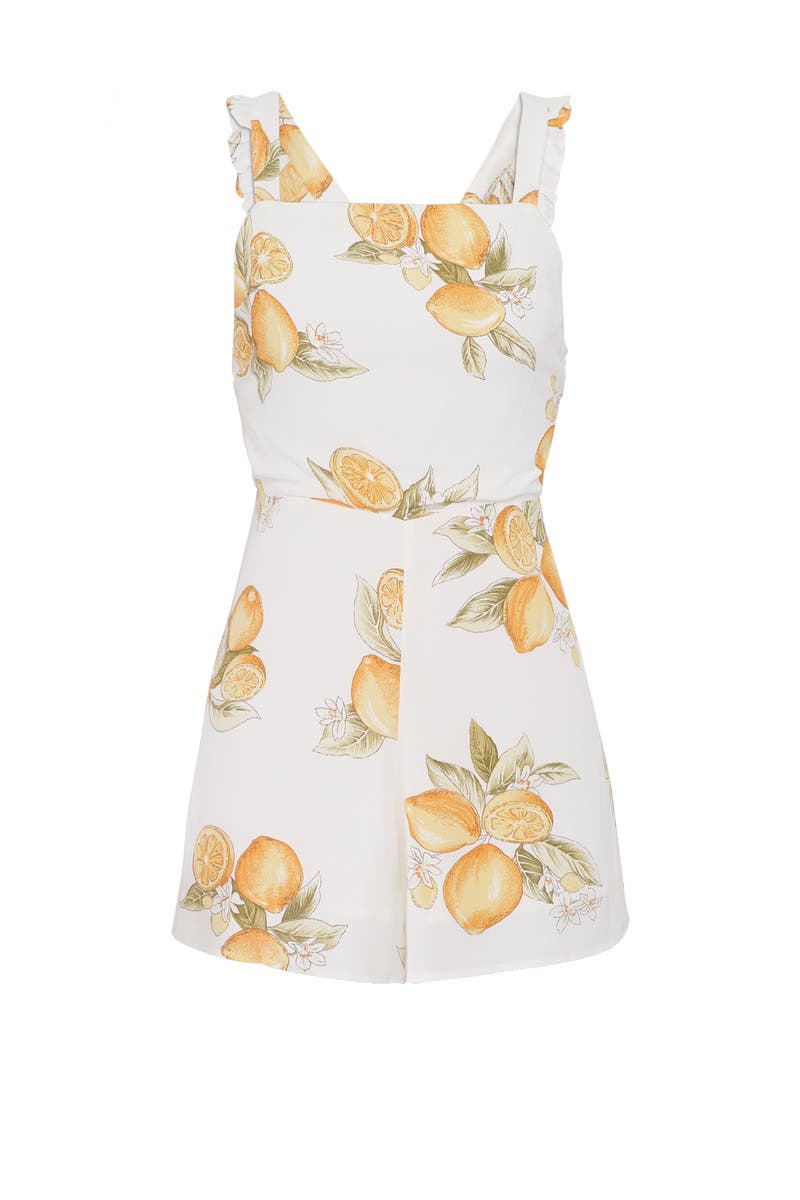 lemon romper womens