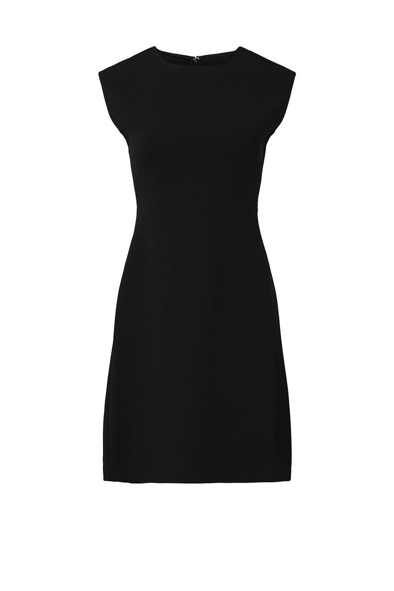 Black Sculptural Mini Dress by Club 