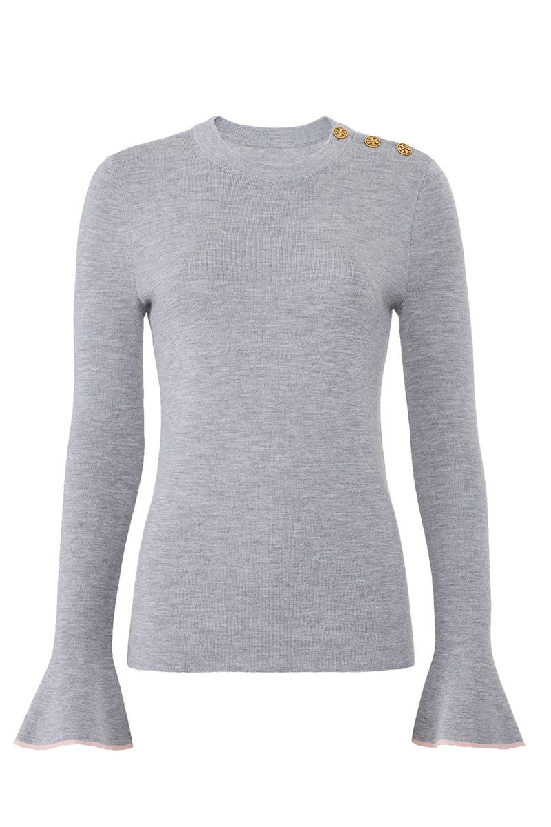 Grey Kimberly Sweater by Tory Burch for 