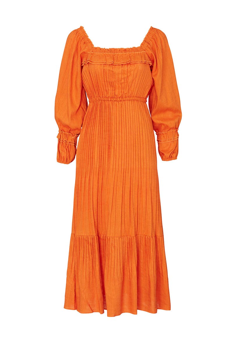 nicholas orange dress