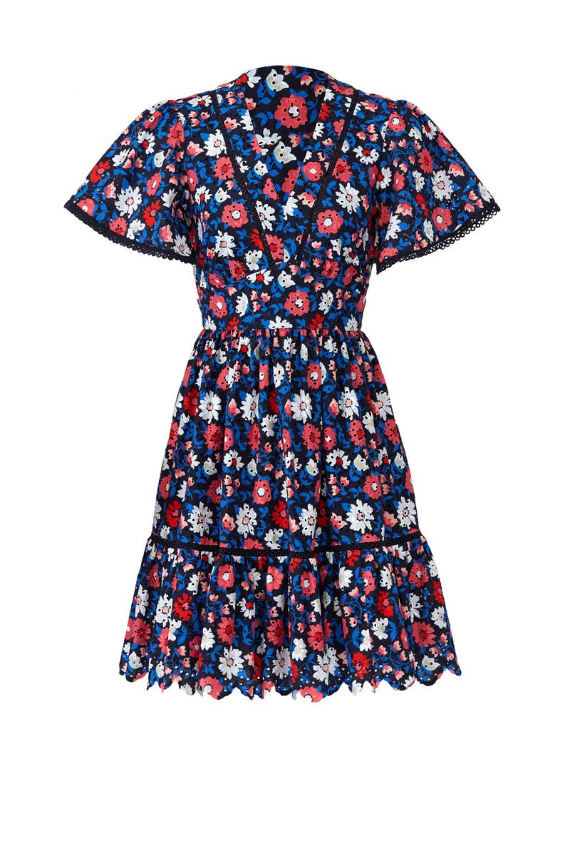kate spade eyelet wrap dress