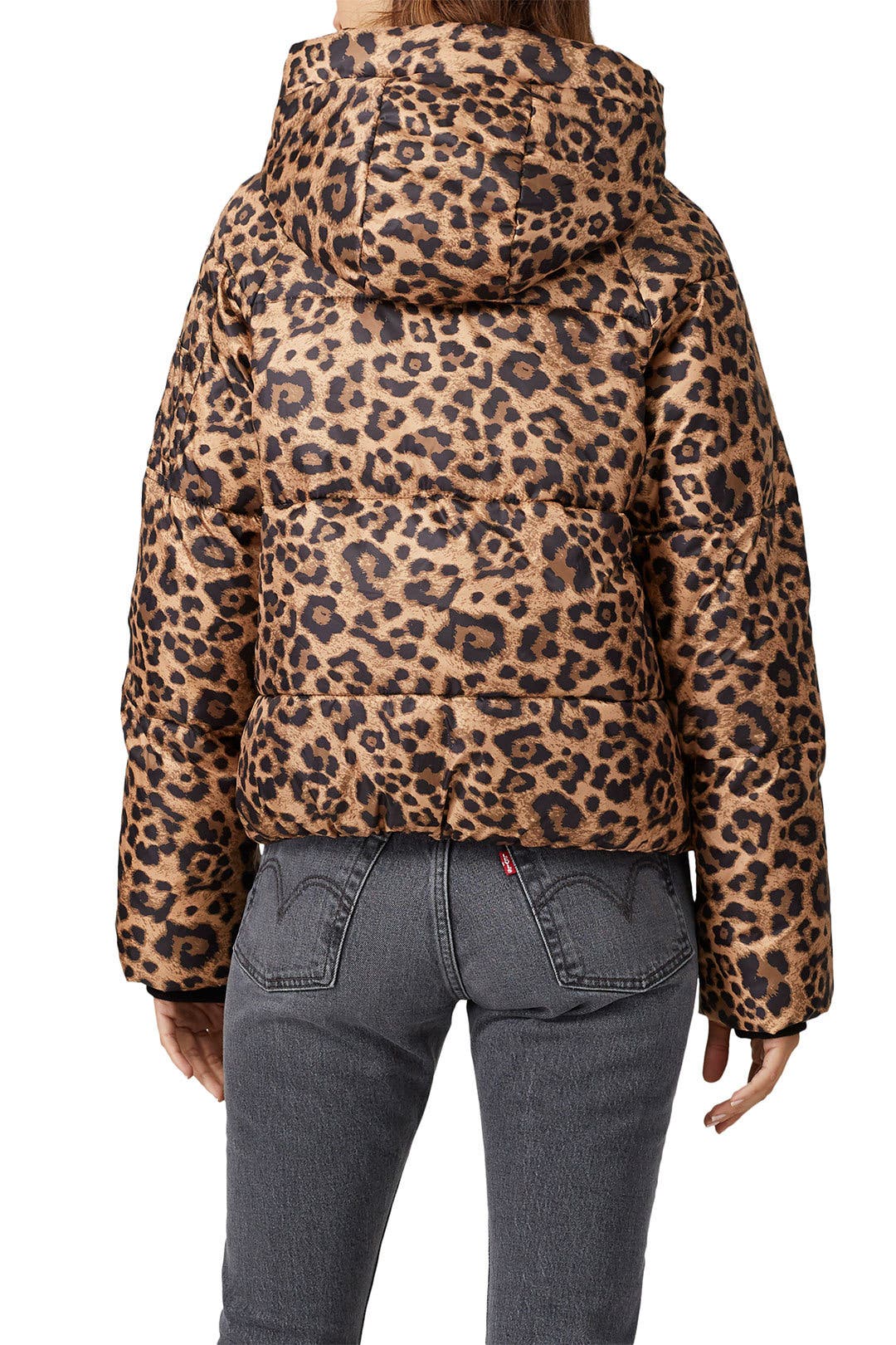 NVLT Puffer Jacket Winter Down Leopard 
